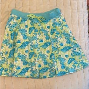 Vintage Lilly Pulitzer Stretch Knit Skirt Size XS